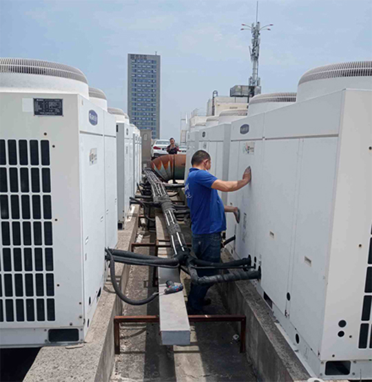 罗田中央空调制热和不制冷系统维修方法